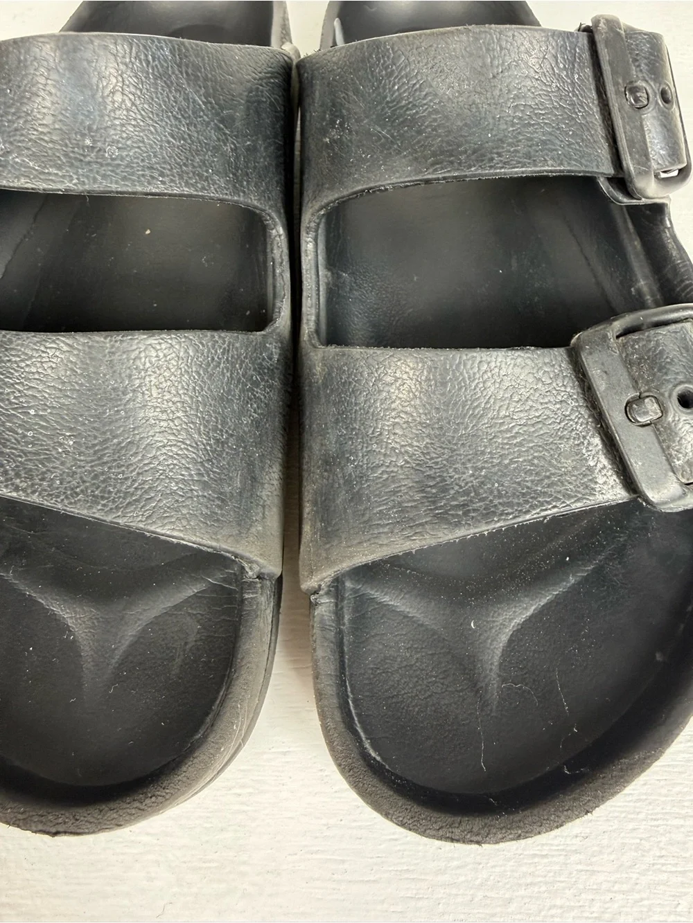 Birkenstock Kids Black Double Buckle EVA Sandals